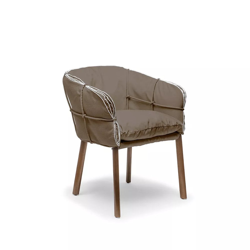 Parchment Armchair (Taupe) by Kenneth Cobonpue