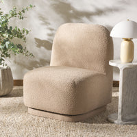Bianca Boucle Chair Swivel Oatmeal