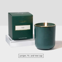 Little Torch Taiga Candle | Woody Green Vegan Coconut Blend