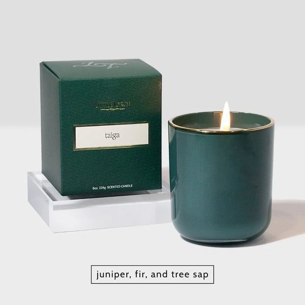Little Torch Taiga Candle | Woody Green Vegan Coconut Blend