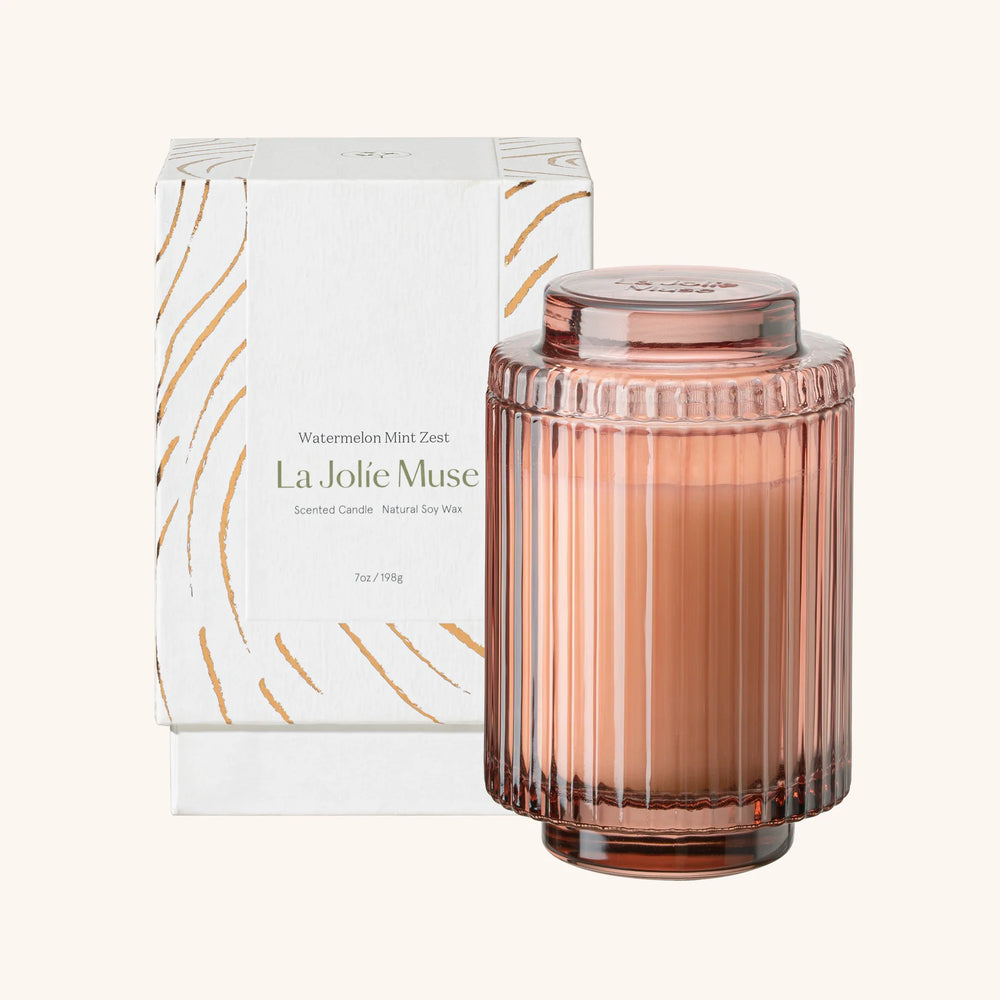Amélie Watermelon Mint Zest Candle | Summer Citrus & Musk