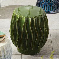 Green Outdoor Side Table