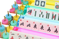 Luxury Black Aluminum Mahjong Set with Case