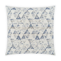 White and Blue Decorative Pillow