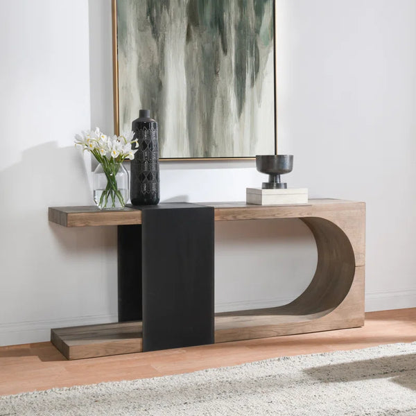 Danica Reclaimed Oak Console Table | Modern Storage