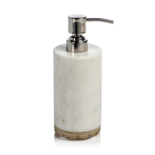 Marble & Balsa Wood Soap Dispenser