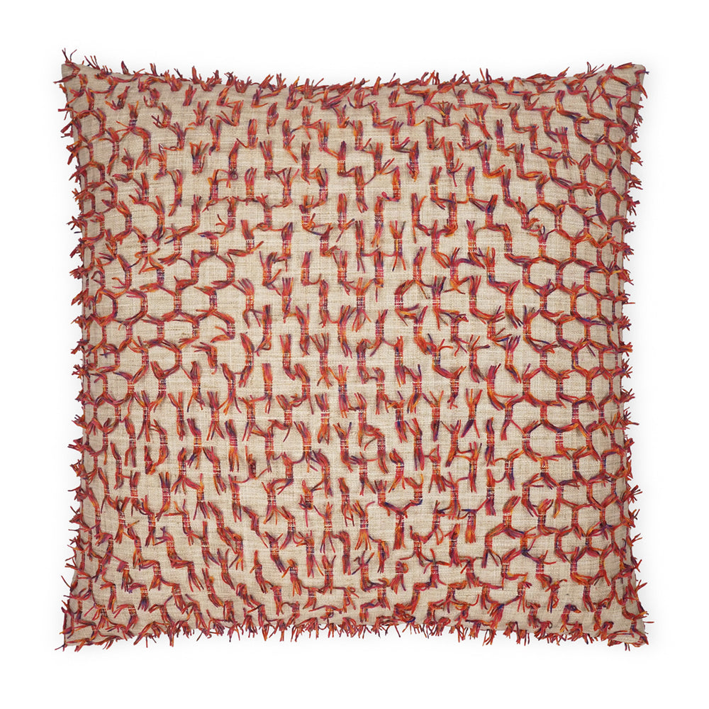 Red Fiesta Decorative Pillow