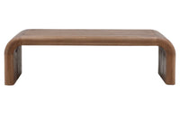 Medium Brown Rectangular Coffee Table
