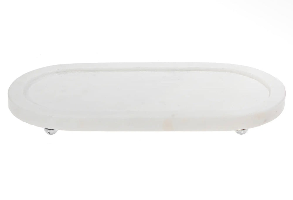 Natural Marble Tray w stand