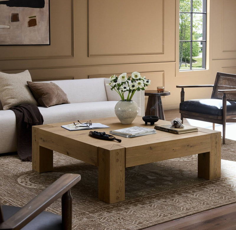 Thick Oak Coffee Table