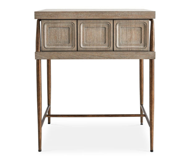 Latch Teak Wood Side Table
