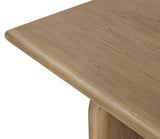 Mindi Wood Coffee Table | Minimalist Arched Base Design