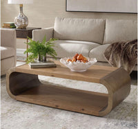 Arc Oak wood Coffee Table