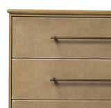 Tan Leather Dresser