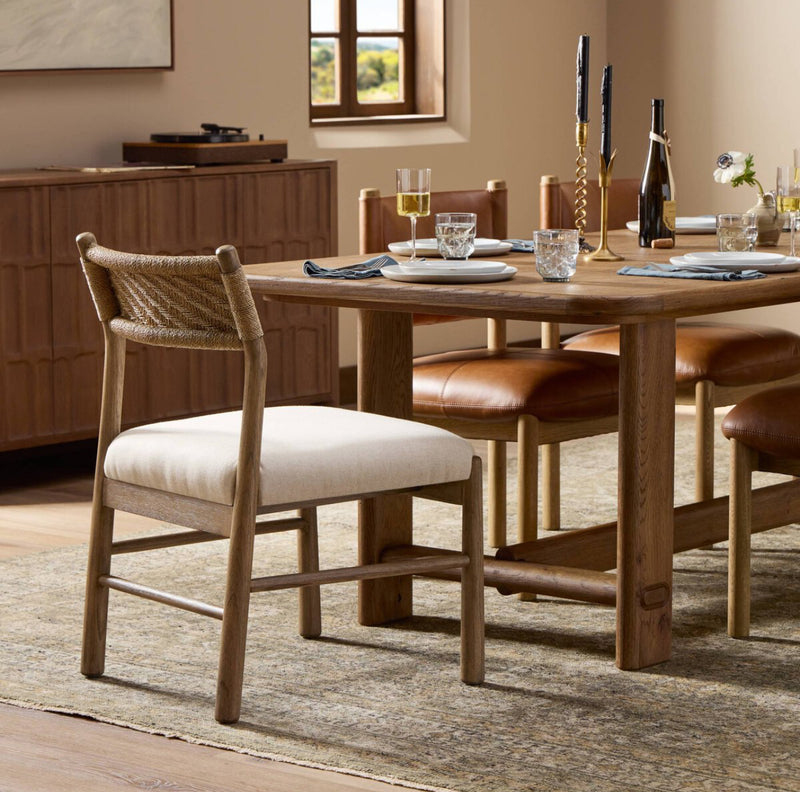 Woven Slat Dining Chair