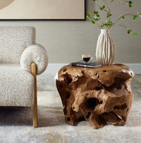 Teak Indoor Outdoor Side Table