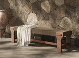 Woven Outdoor Bench
