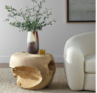 Teak Indoor Outdoor Side Table