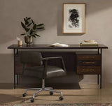 Warm Brown Acacia Office Desk