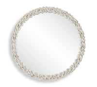 Ruffle Round Mirror