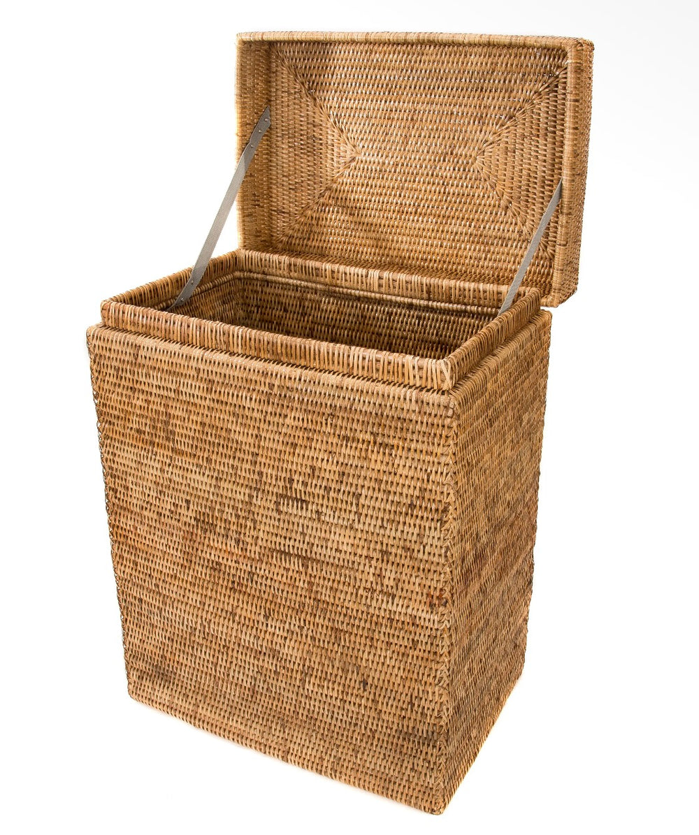 Rectangular Rattan Laundry Hamper