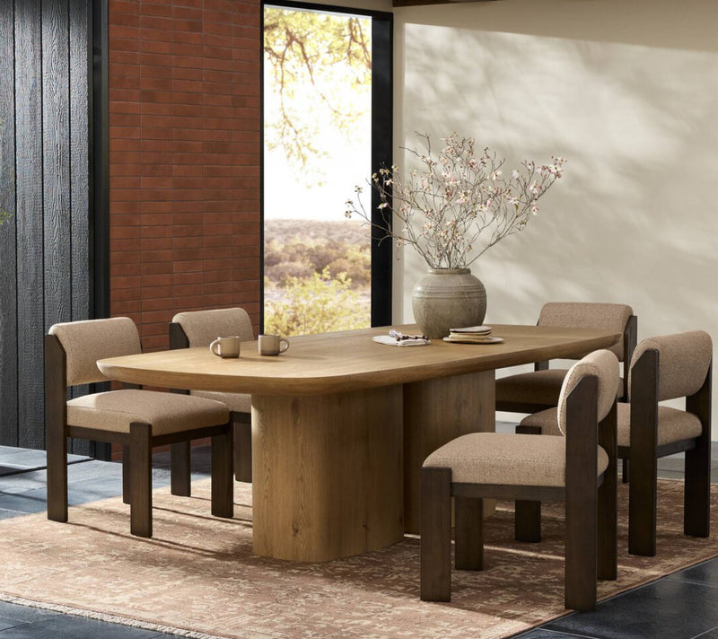 Aged Oak Dining Table