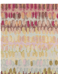 Paint Chip Hooked Wool Rug