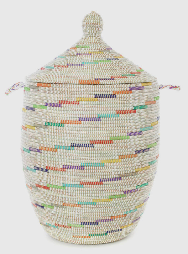 Vanilla Colorful Large laundry basket