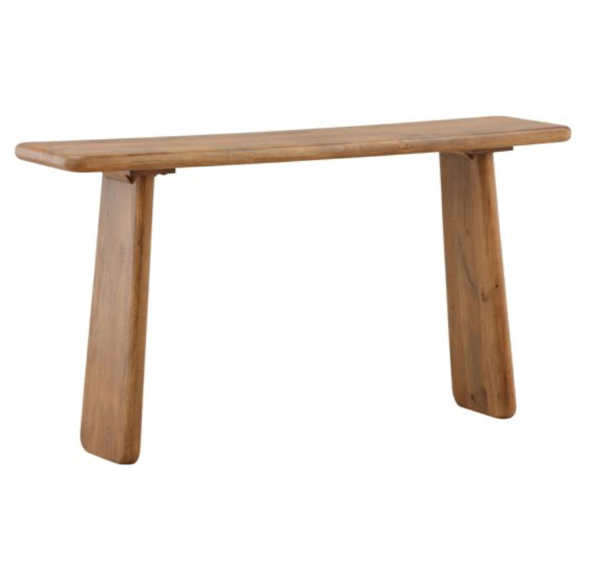 Brown Wood Console