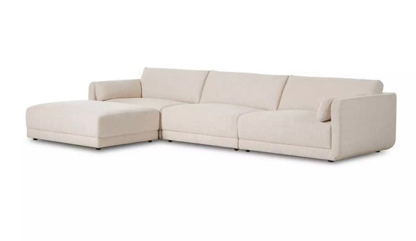 Linear Cream Sectional