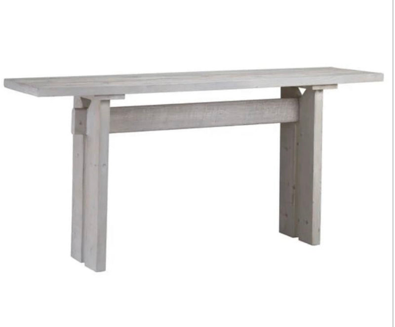 White wash Console Table