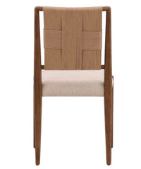 Boucle Wicker Dining Chair