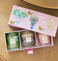 Baobab TRIO TRAVEL CANDLES SINGAPORE-ATHENS-PARIS