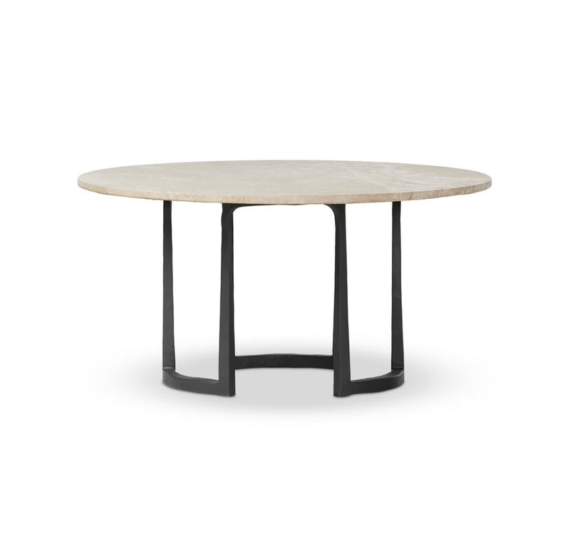 Hammered Iron Bend Coffee Table