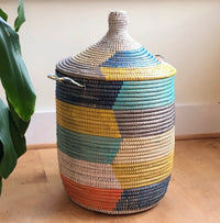 Multicolor Laundry Basket