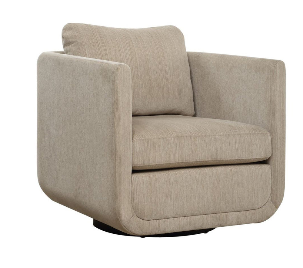 Porcelain Curve Swivel Chair