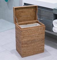 Rectangular Rattan Laundry Hamper
