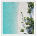 Aerial White Sand Beach 35x35