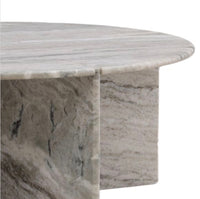 Natural Gray Marble Coffee Table