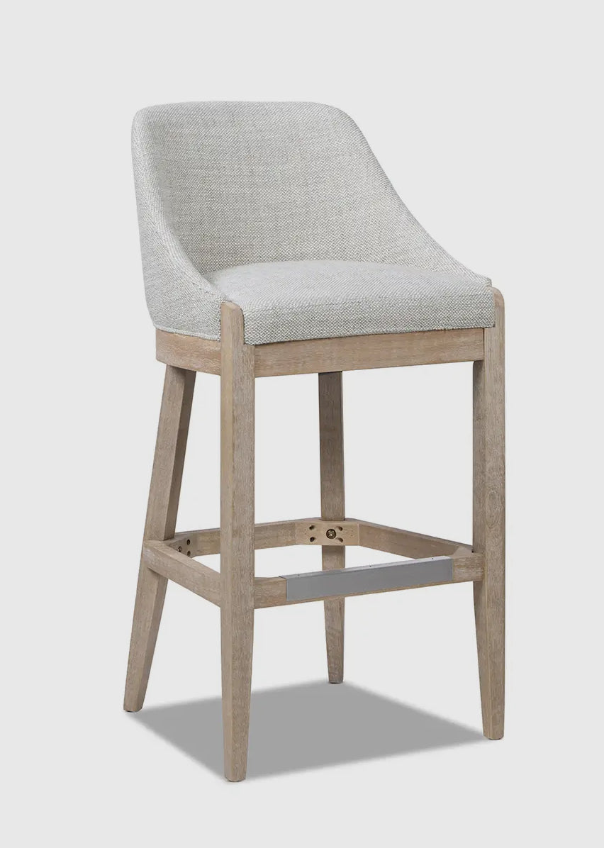 Curved Back Counter Stool