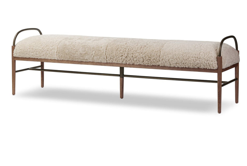 Shearling Bench
