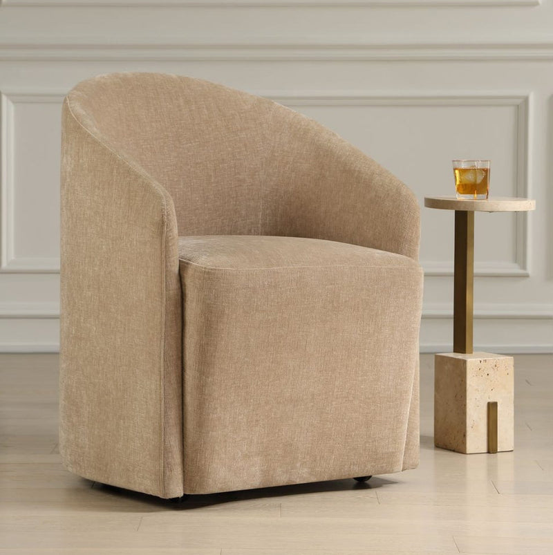 Curve Barrel Swivel Chair