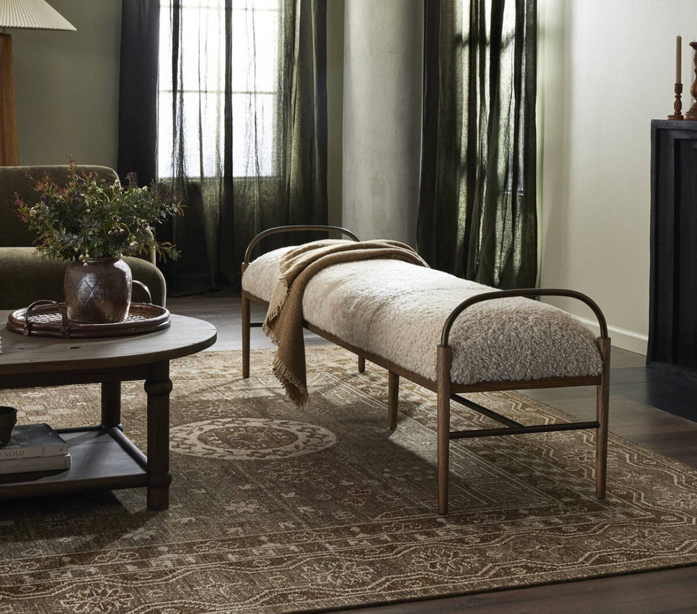 Shearling Bench