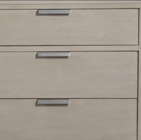 6 Drawer White Oak Wood Dresser
