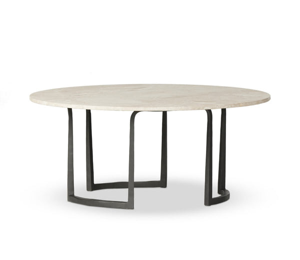 Hammered Iron Bend Coffee Table