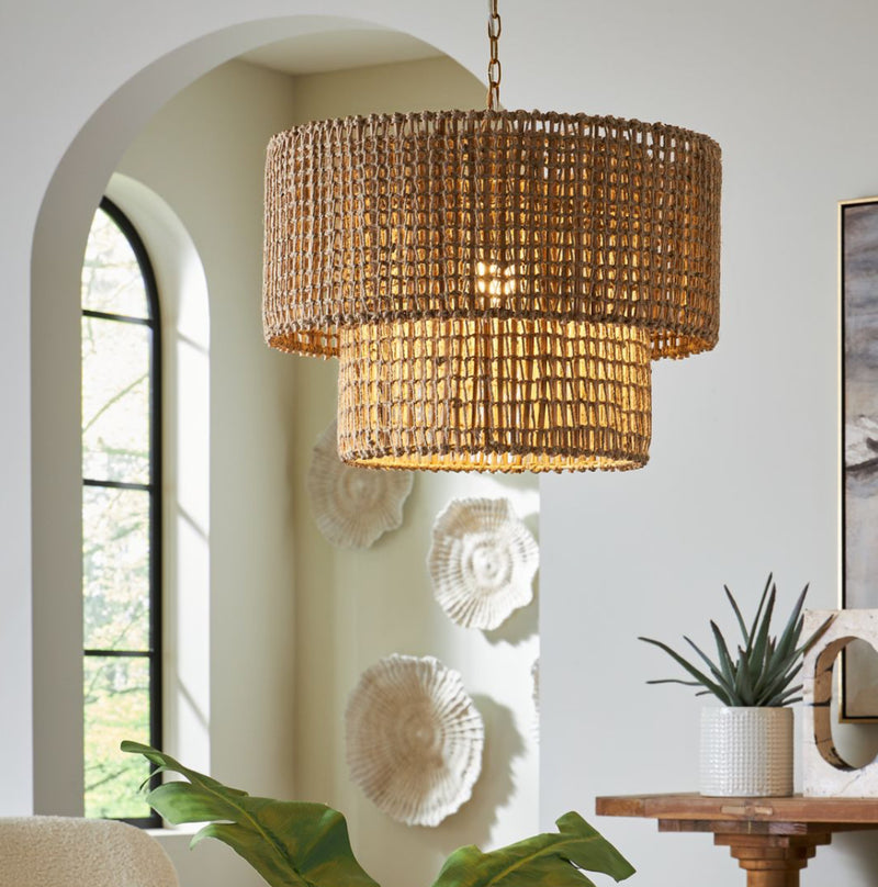 Jute Rope Pendant Light