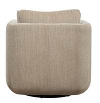 Porcelain Curve Swivel Chair