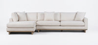 Sectional Cream Fabric
