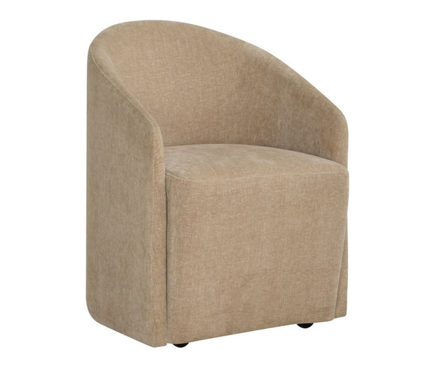 Curve Barrel Swivel Chair