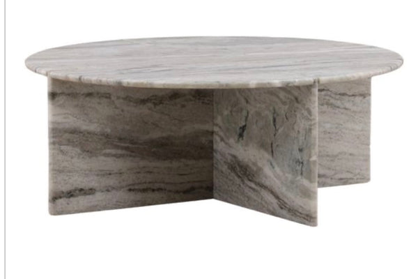 Natural Gray Marble Coffee Table
